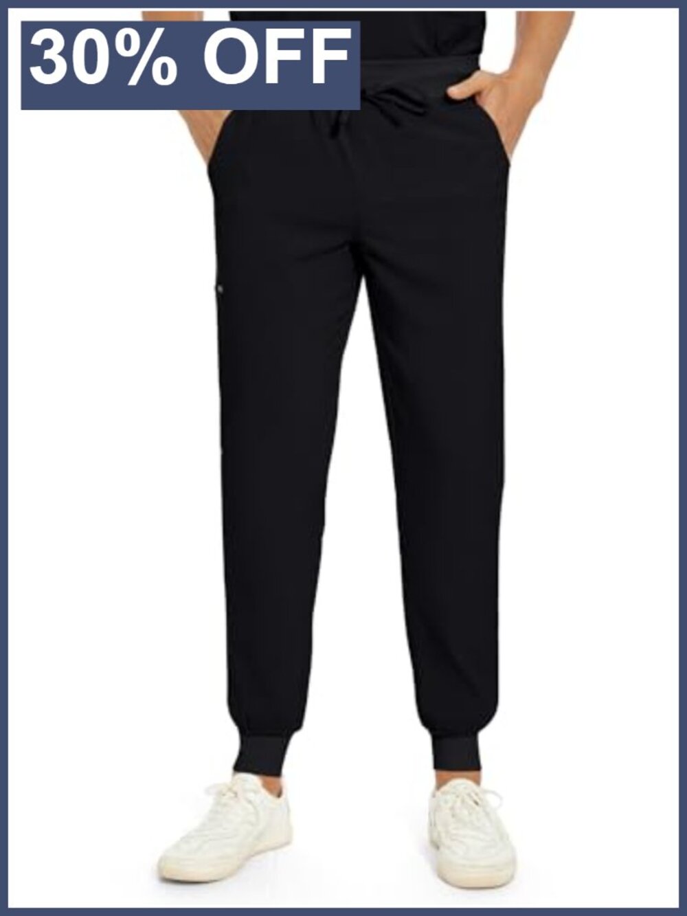 Men's Scrub Pants Joggers 5 Pockets Stretch Medical Work
